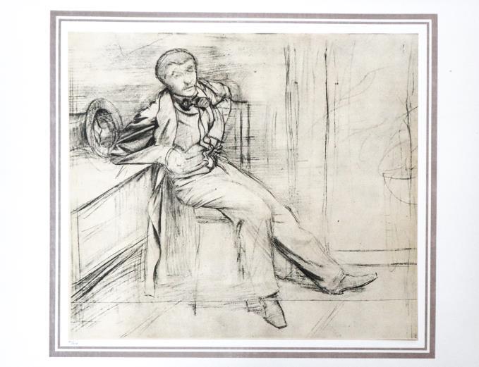 Edgar Degas (After) - Le peintre J. J. Tissot (1 of 1)