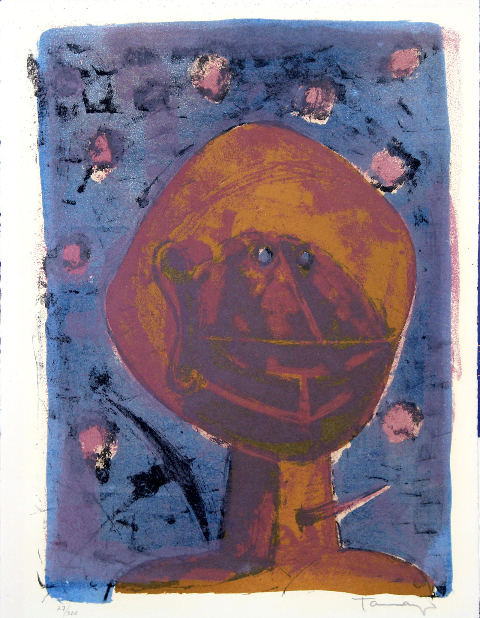 Rufino Tamayo - Cabeza Con Pajaros (1 of 1)