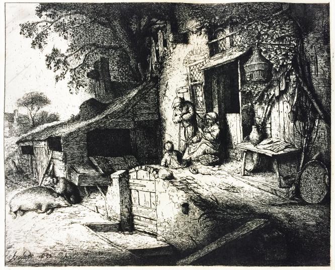 Adriaen van Ostades (After) - The Cottage Door (1 of 1)