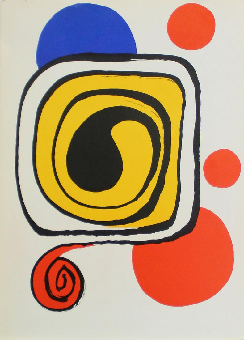 Alexander Calder - Untitled 1971: Artist: Alexander Calder Title: Untitled 1971 Year: 1971 Dimensions: 15in. by 11in. Edition: From the Rare Limited Edition Suite: Derrier le Miroir M