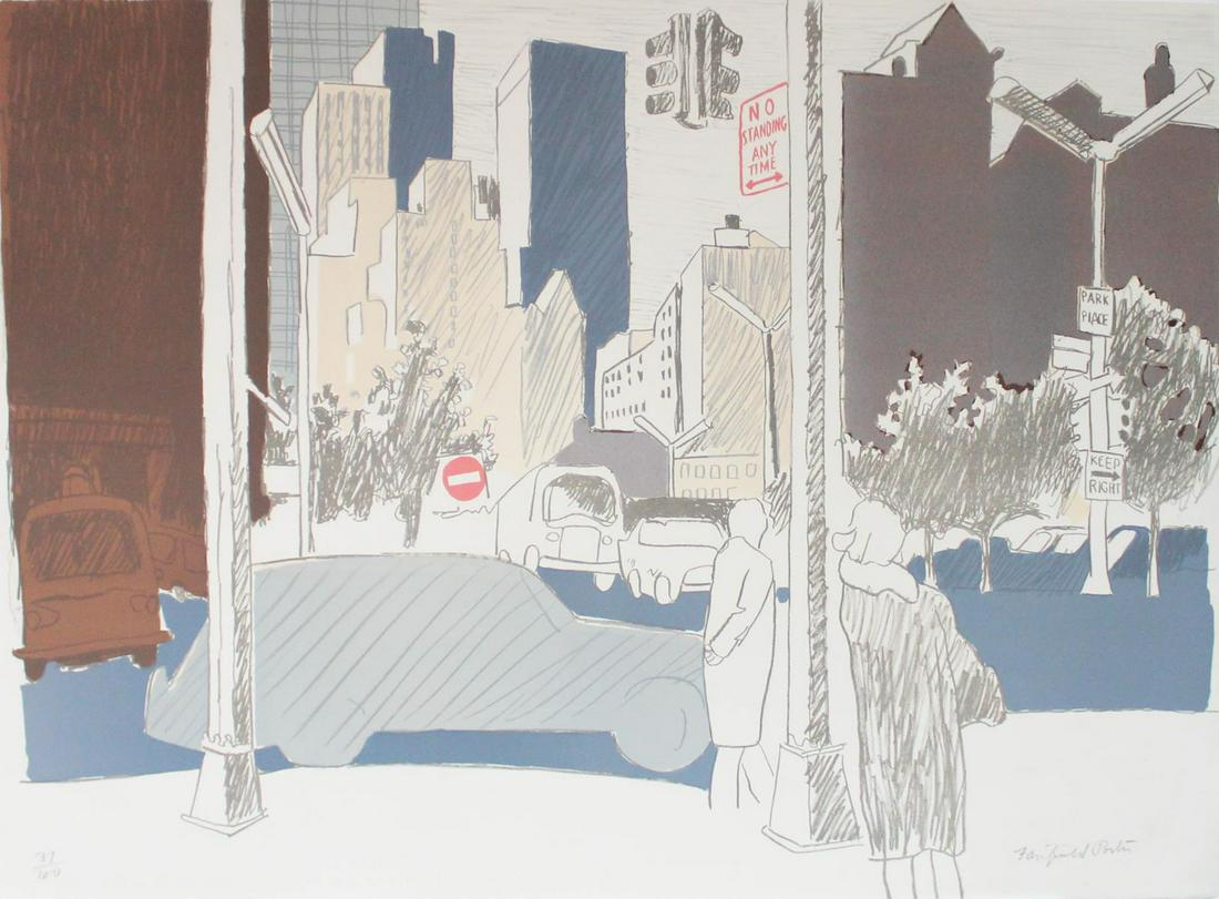Fairfield Porter - New York Street Scene (1 of 2)