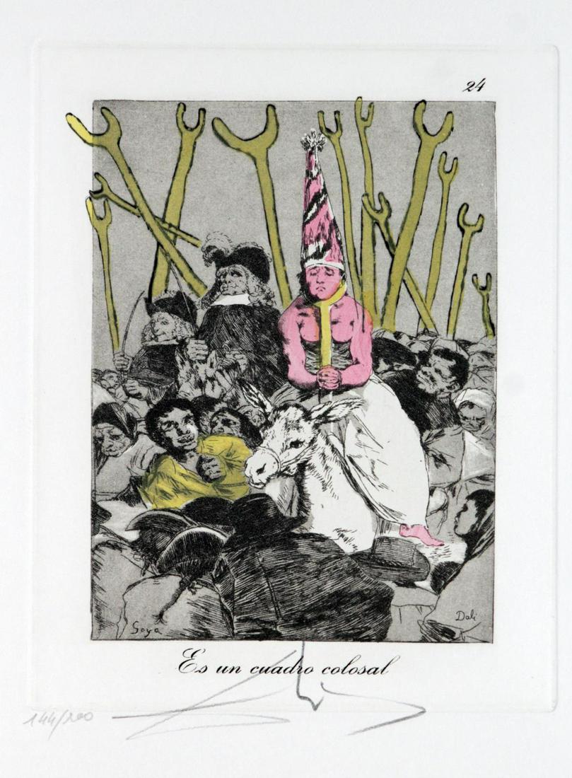 Salvador Dali - Es Un Candro Colosal, #24: Artist: Salvador Dali Title: Es Un Candro Colosal, #24 Year: 1977 Dimensions: 17.75in. by 12.25in. Edition: From the limited edition of 200 Publisher: Fernand Hazan Editeur