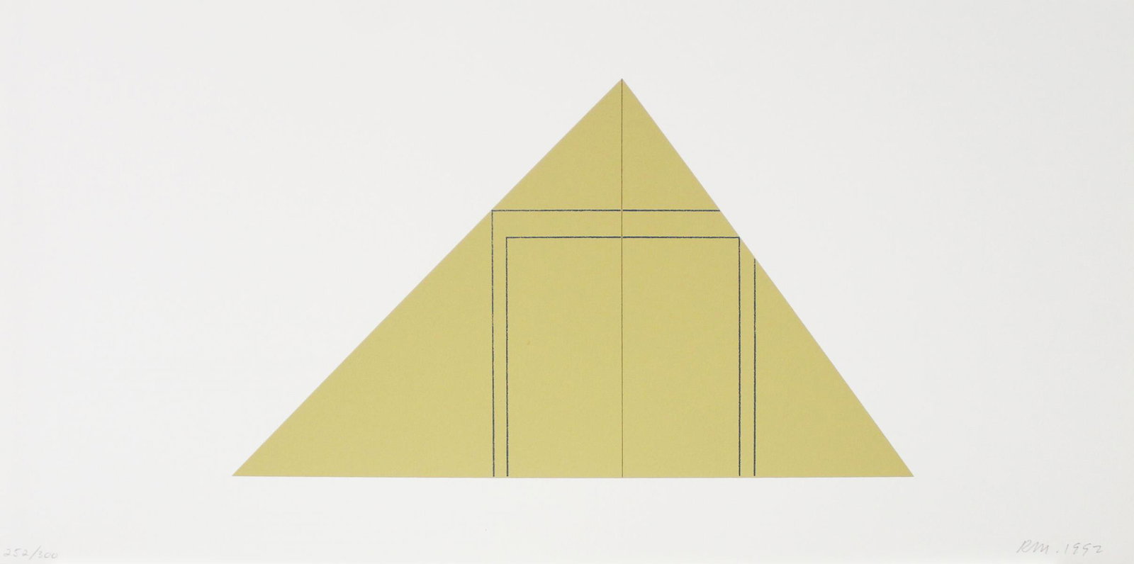 Robert Mangold - Untitled  from "A Book of Silk Screen (1 of 1)