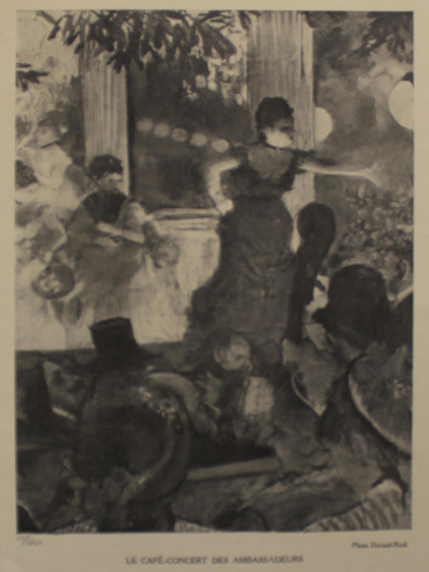 Edgar Degas (after) - Le Cafe Concert des Ambassadeurs (1 of 1)