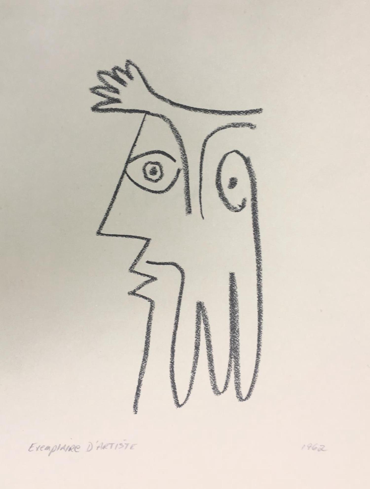 Pablo Picasso - Untitled X from "Cocteau Jean; Picasso (1 of 2)