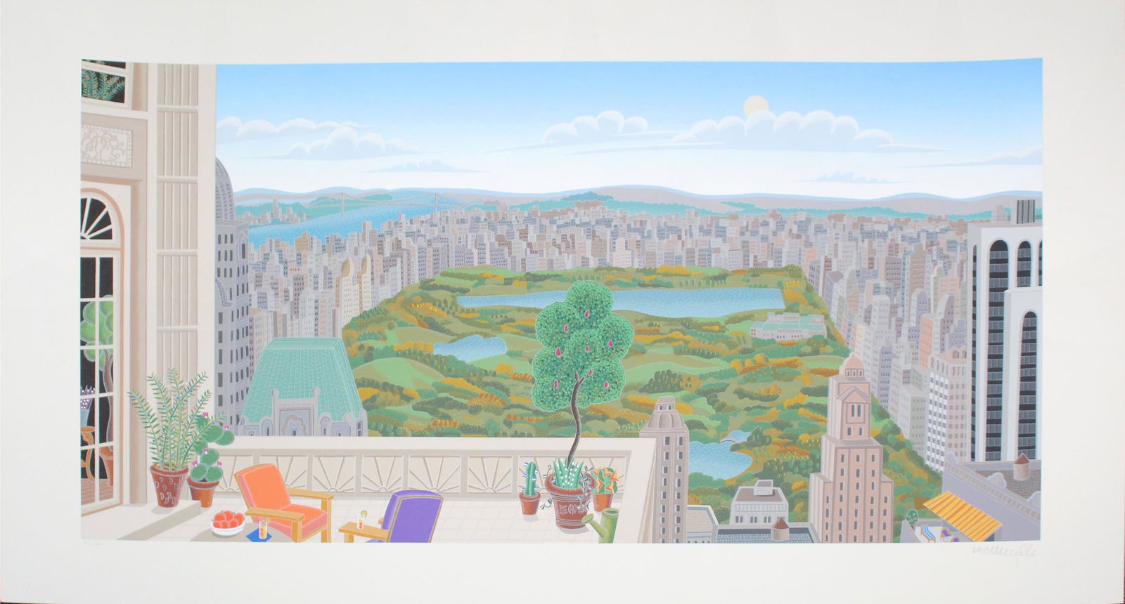Thomas McKnight - Central Park Panorama (1 of 3)