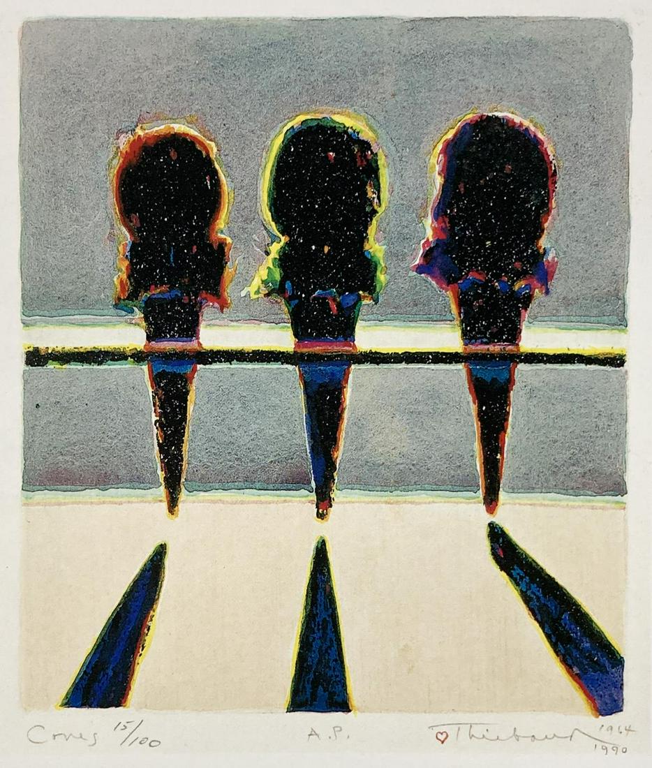 Wayne Thiebaud - Dark Cones (1 of 1)