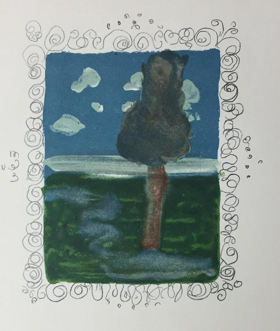 Andre Derain - Au Jardin: Artist: Andre Derain Title: Au Jardin Year: 1938 Dimensions: 14in. by 10 1/2in. Weight: 0 Edition: From the rare limited edition Suite: Verve Vol