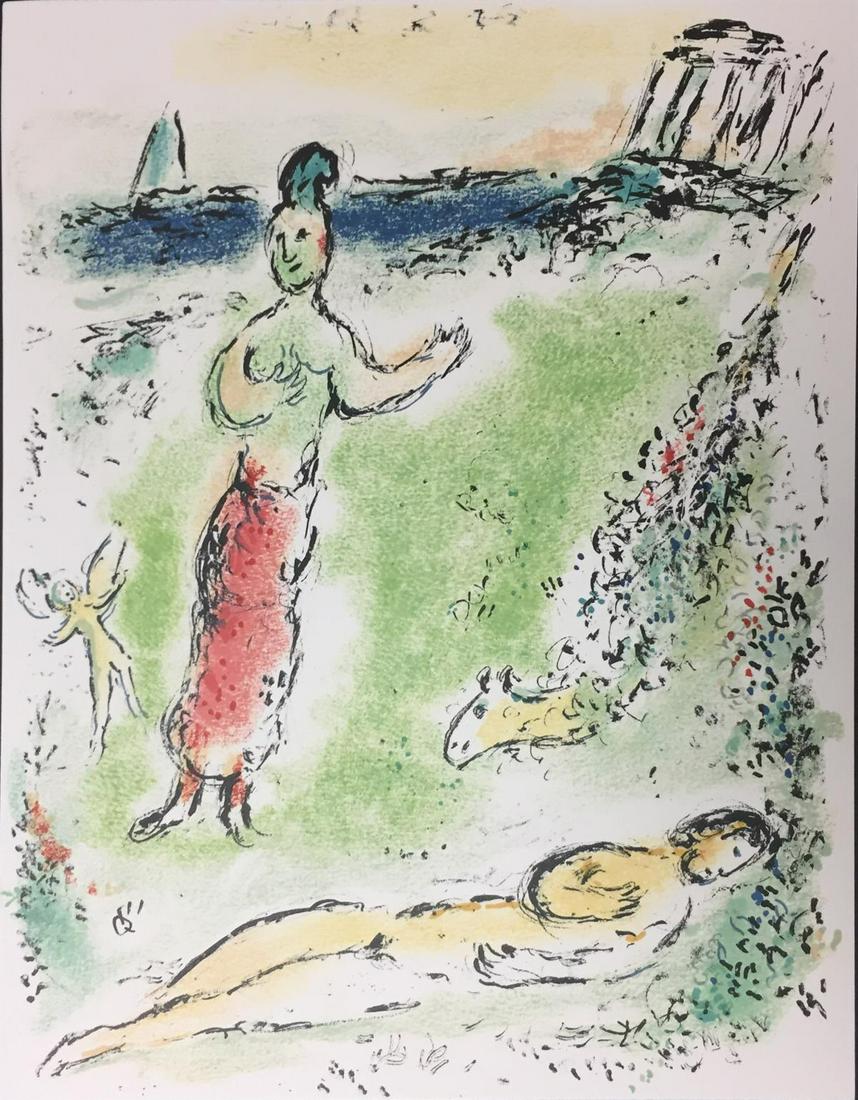 Marc Chagall - Athena Puts Odysseus to Sleep (1 of 1)