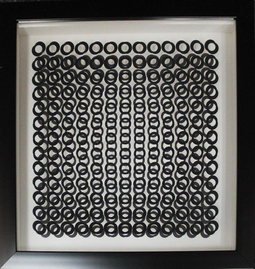 Victor Vasarely - Profound Works 7: Artist: Victor Vasarely Title: Profound Works 7 Year: 1973 Dimensions: 11 3/4in. by 11 3/4in. Edition: From the Rare Limited Edition Publisher: Editions du Grif