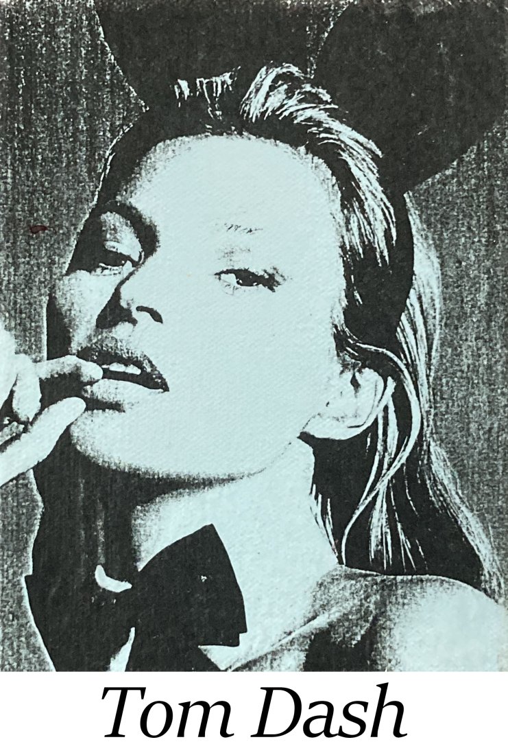 Tom Dash - Kate Moss: Artist: Tom Dash Title: Kate Moss Year: 2017 Dimensions: 8in. by 5in. Edition: From the rare limited edition of 10 Medium: Mixed media on canvas Cond