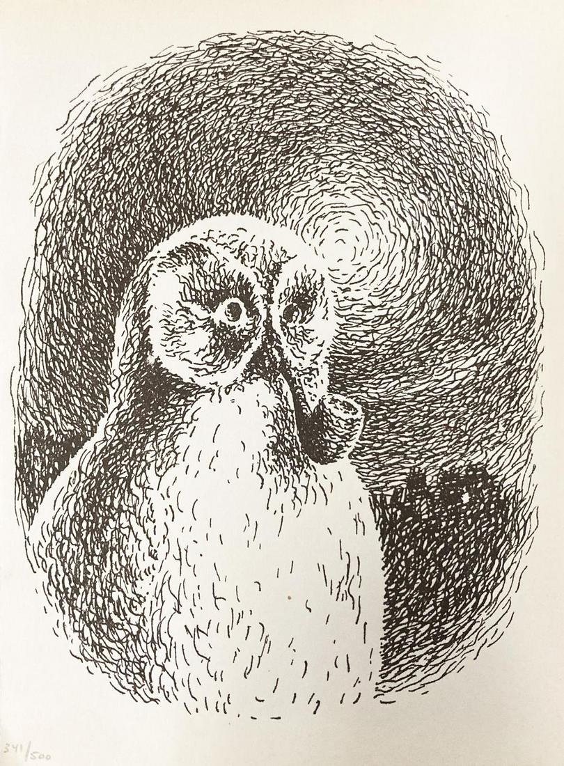 Rene Magritte - Untitled (Owl) (1 of 1)