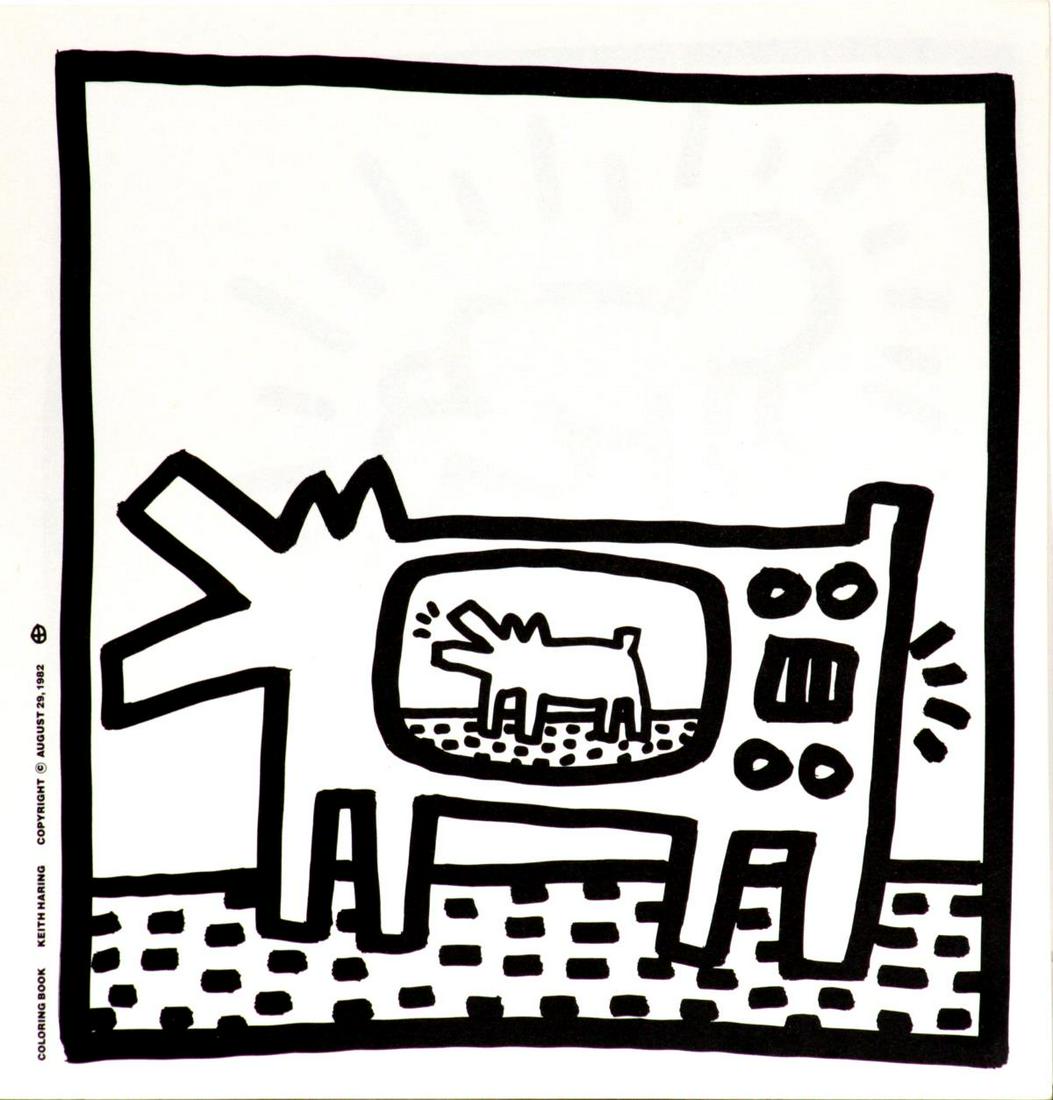 Keith Haring - Untitled (TV Dog) (1 of 1)