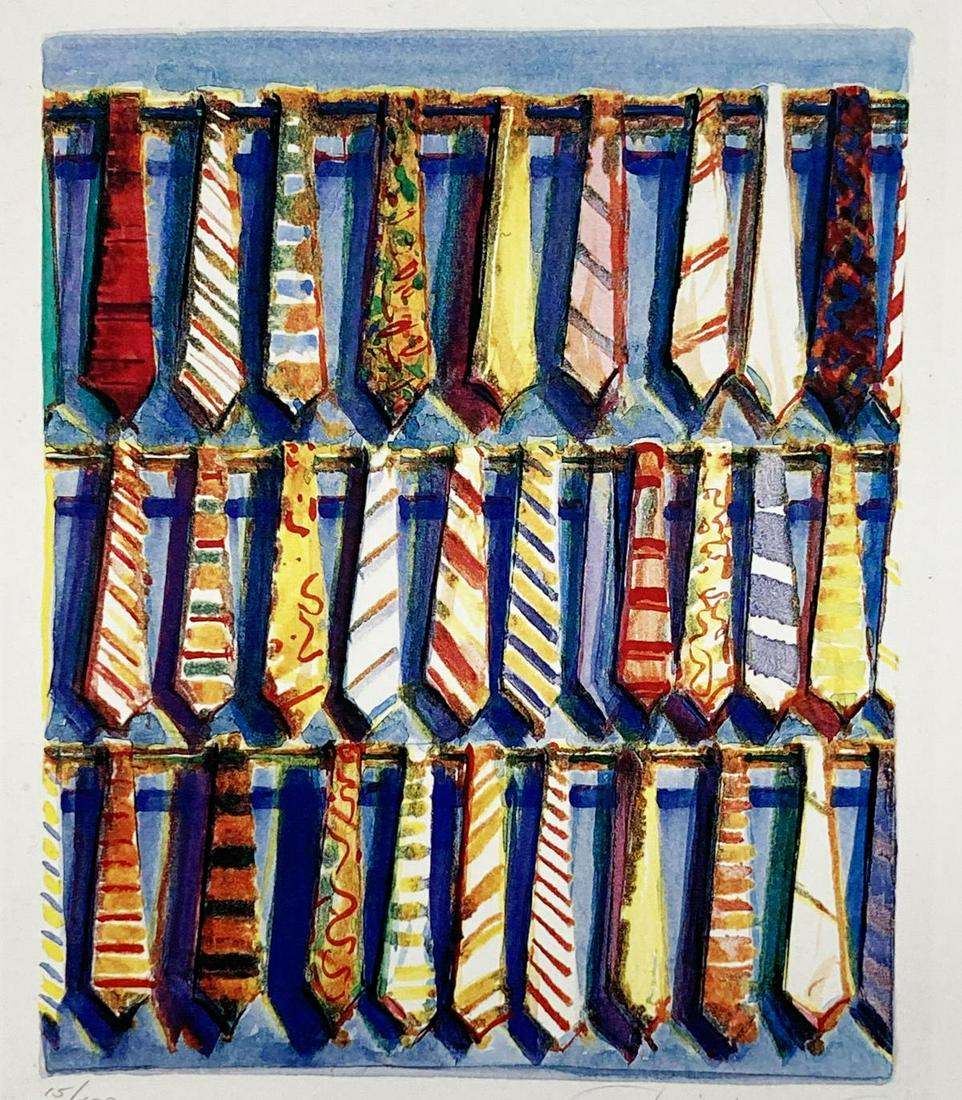 Wayne Thiebaud - Row of Ties (1 of 1)