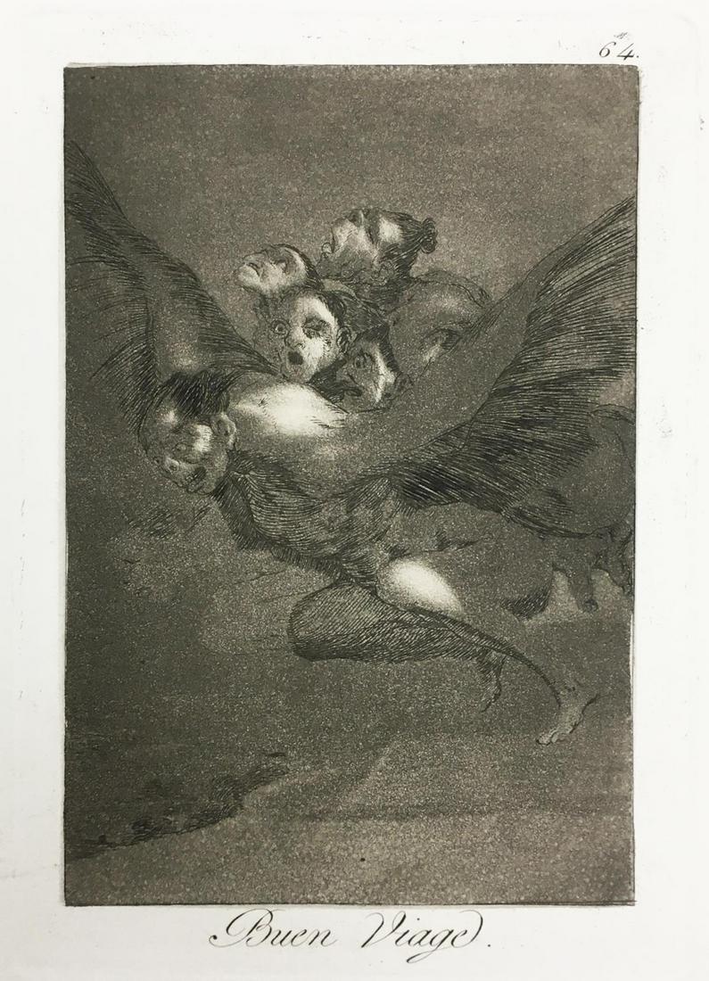 Francisco Goya - Plate 64 Buen Viage (1 of 1)
