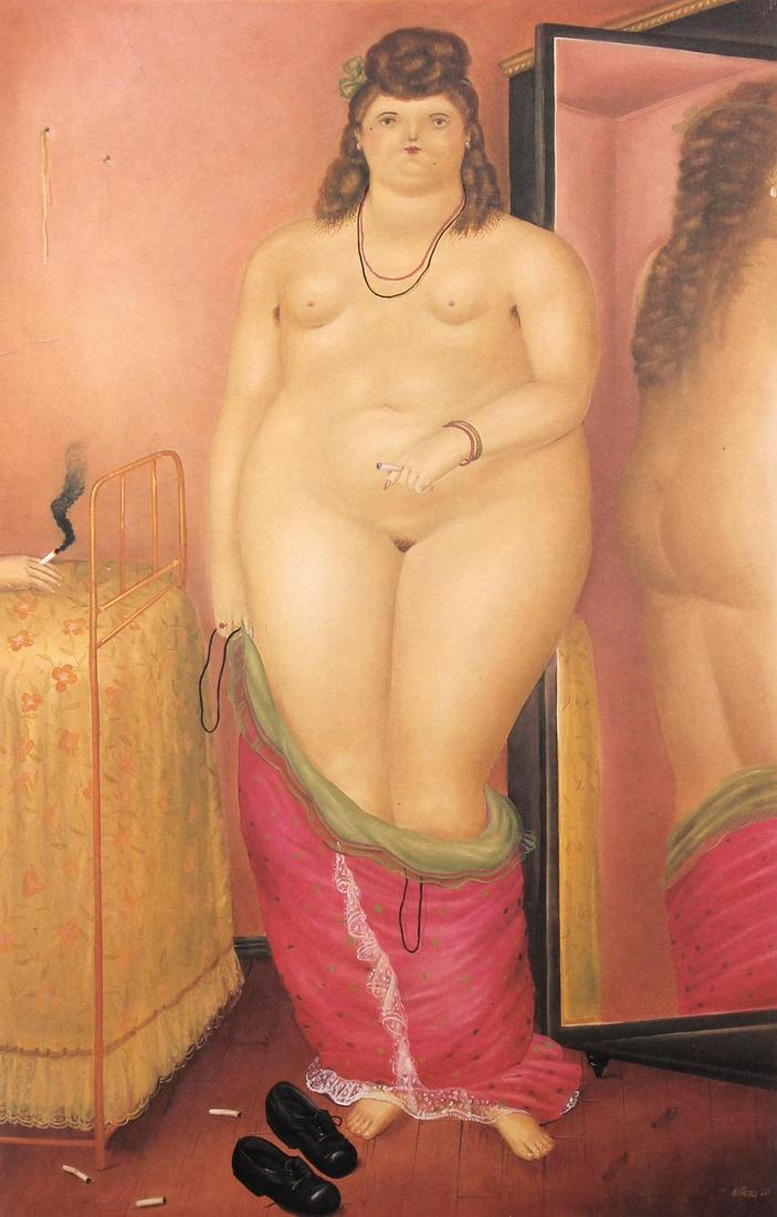 Fernando Botero (after) - Amparo: Artist: Fernando Botero (after) Title: Amparo Year: 1983 Dimensions: 16in. by 12in. Edition: From the limited edition of 200 Publisher: Harry N. Abrams Inc. New