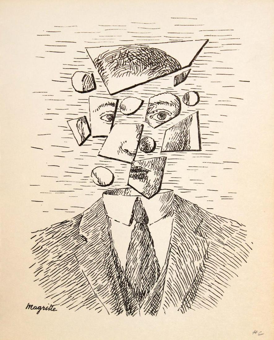 Rene Magritte - Untitled (Portrait) (1 of 2)