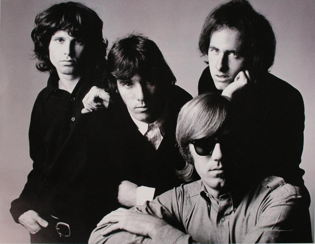 Joel Brodsky - The Doors band photograph: Artist: Joel Brodsky Title: The Doors band photograph Year: 1997 Dimensions: 23in. by 18in. Edition: From a limited edition of 5000 Medium: lithograph on paper<