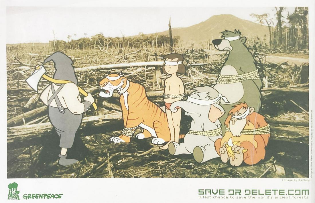 Banksy - Save Dr. Delete.com Poster (1 of 1)