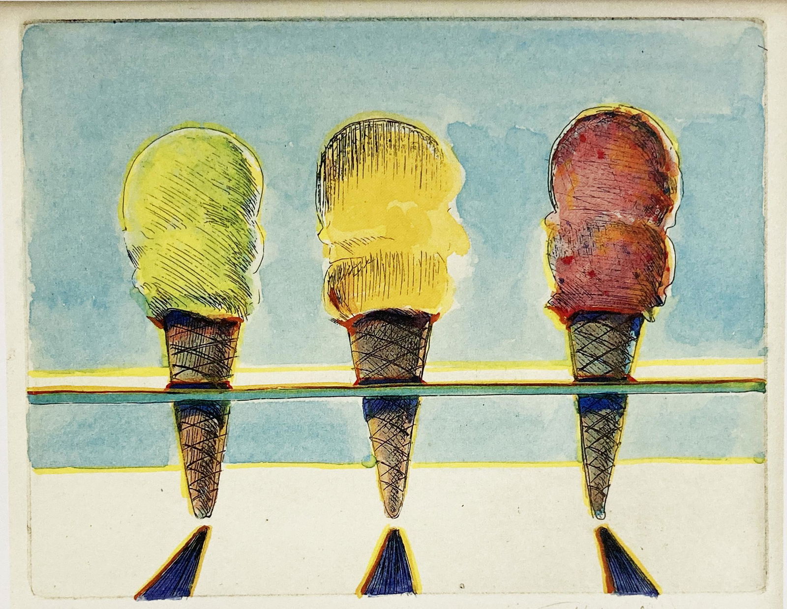 Wayne Thiebaud - Sugar Cones (1 of 1)