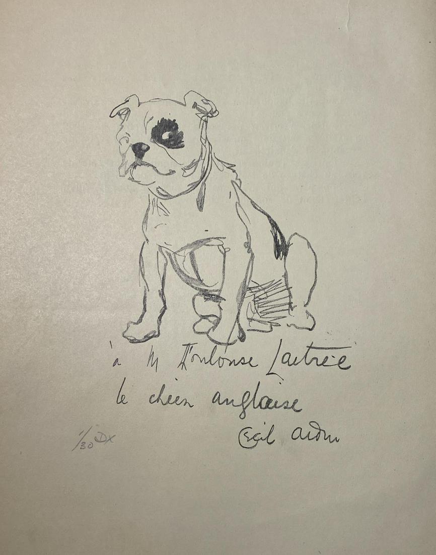Henri Toulouse-Lautrec (After) - Le Chien Anglaise (1 of 1)