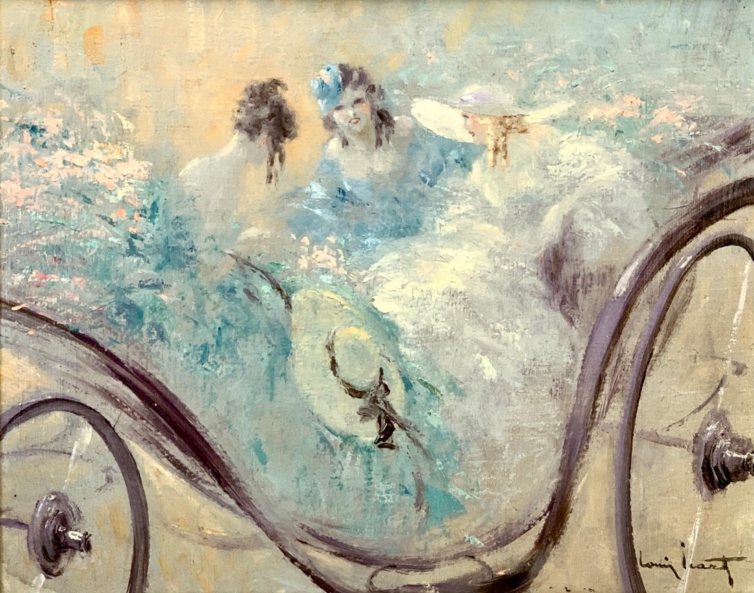Louis Icart - Three in a Coach (1 of 1)