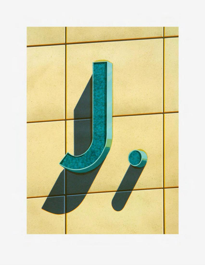 Robert Cottingham - The Letter J (1 of 1)