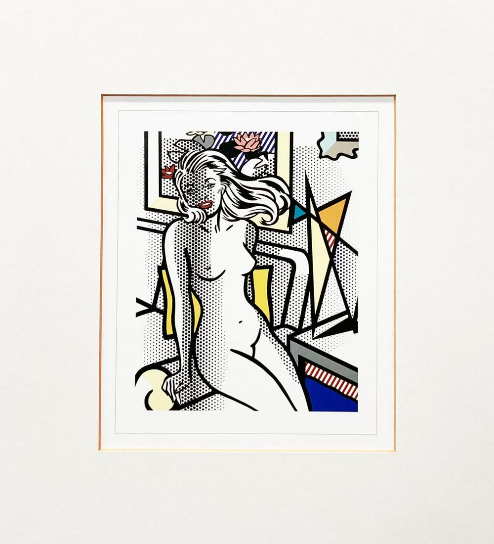 Roy Lichtenstein - Nude: Artist: Roy Lichtenstein Title: Nude Dimensions: 13.5in. by 15in. Edition: From the rare limited edition Suite: Nudes Medium: Serigraph on paper Cond