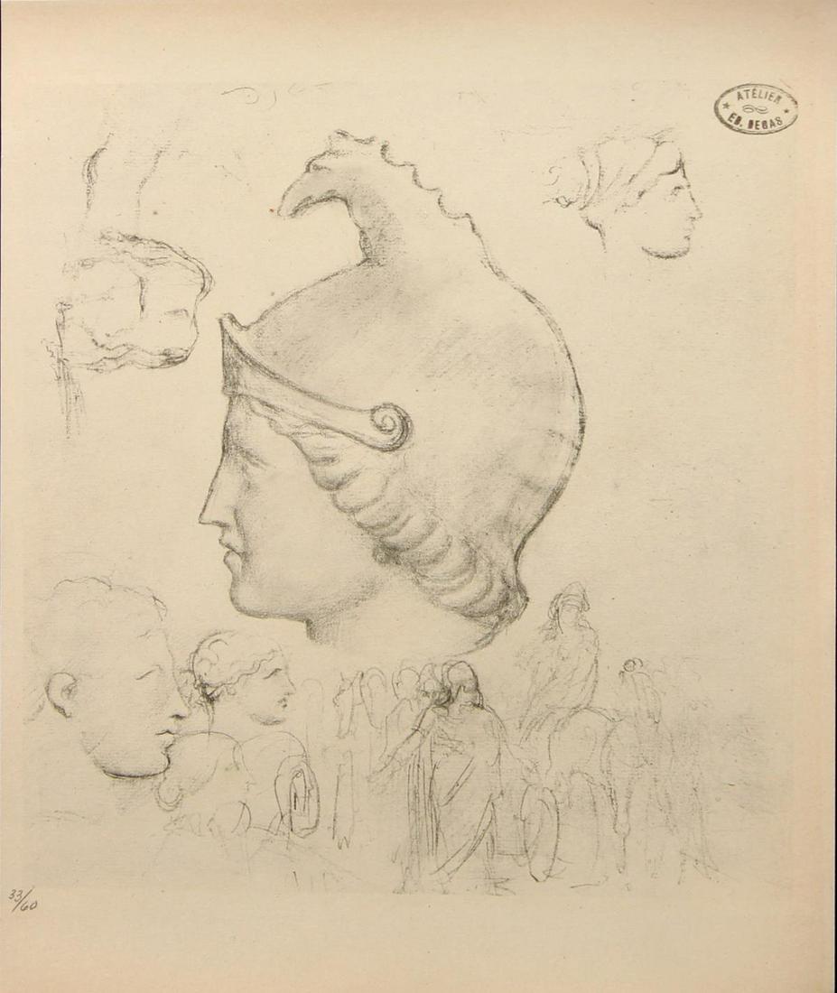 Edgar Degas (After) - Etude de Tete (1 of 1)