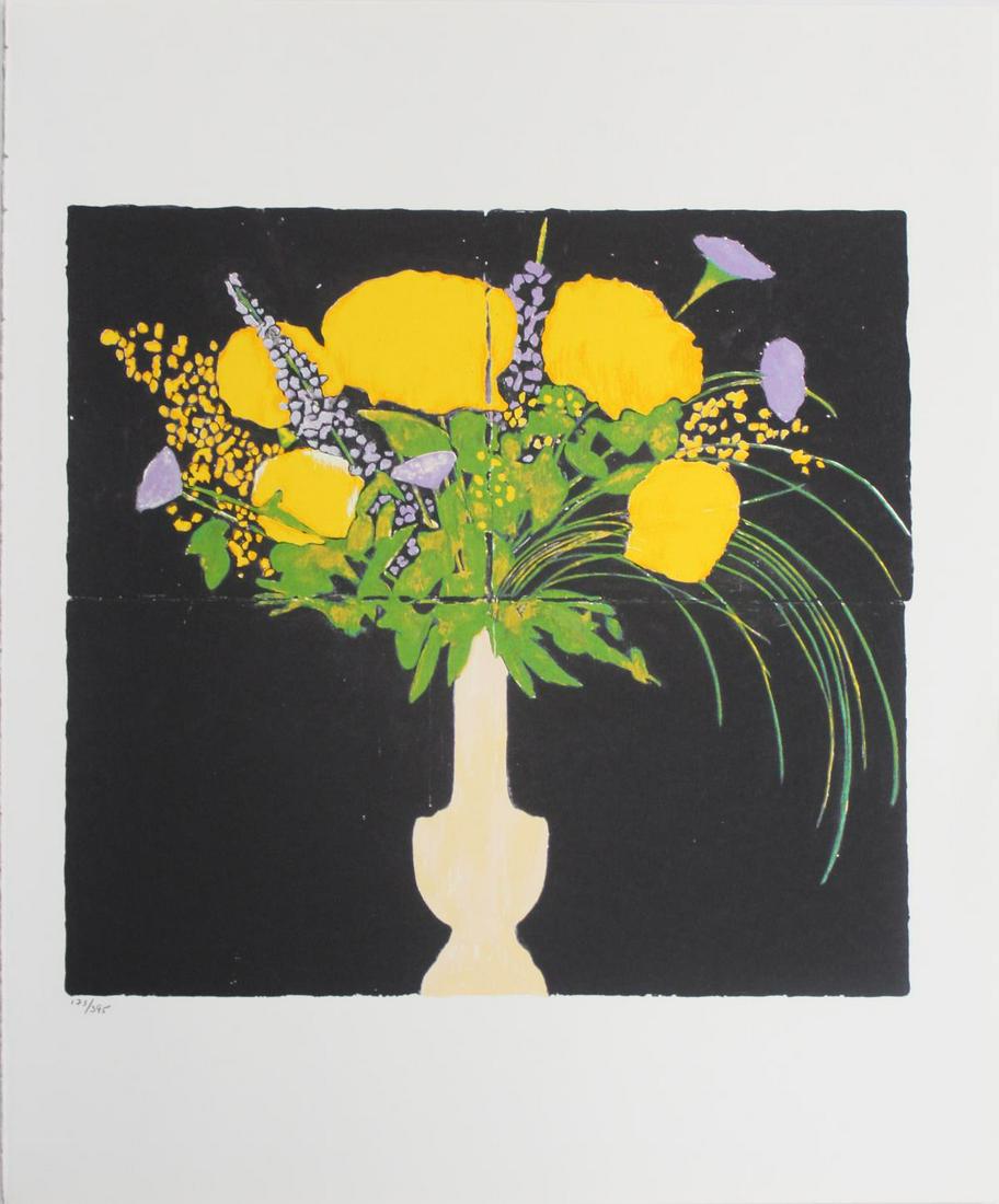 Donald Sultan - Untitled from "Visual Poetics": Artist: Donald Sultan Title: Untitled from "Visual Poetics" Year: 1998 Dimensions: 22in. by 17in. Edition: From the limited edition of 395 Publisher: Marco Fine Arts