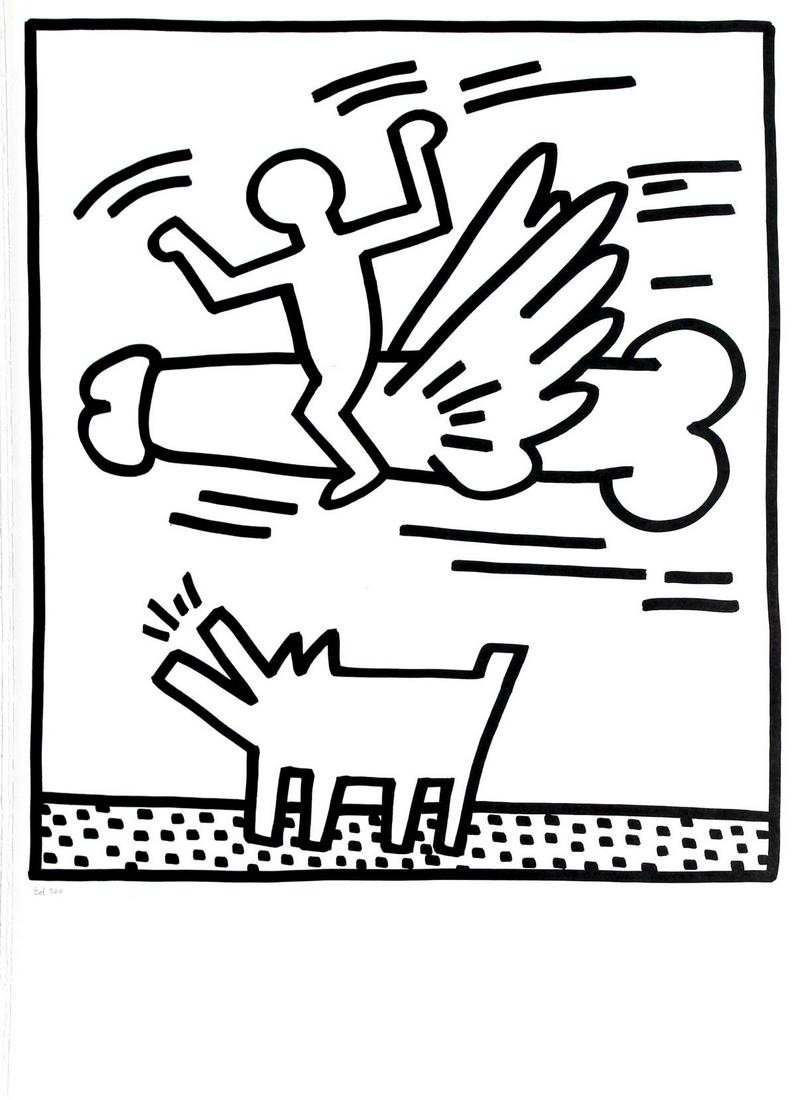 Keith Haring - Flying Cock (from Lucio Amelio Suite) (1 of 1)