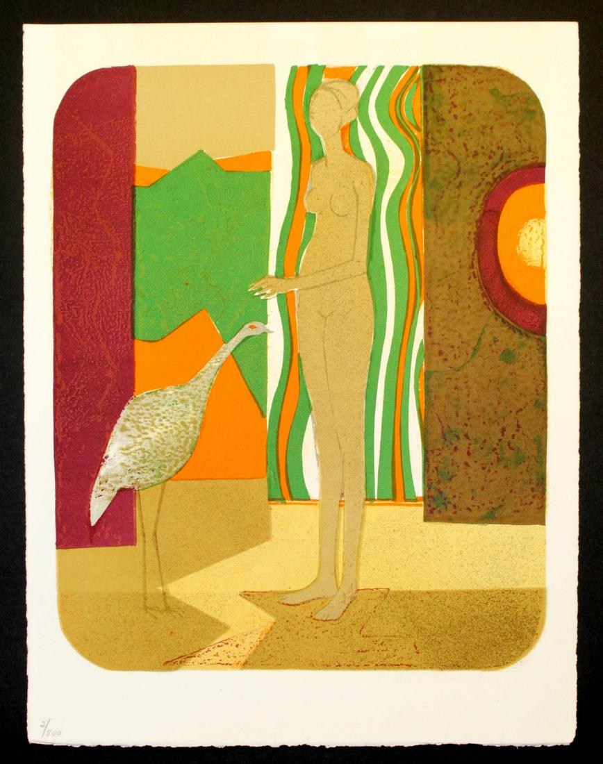 Andre Minaux - La femme et l'oiseau (1 of 1)