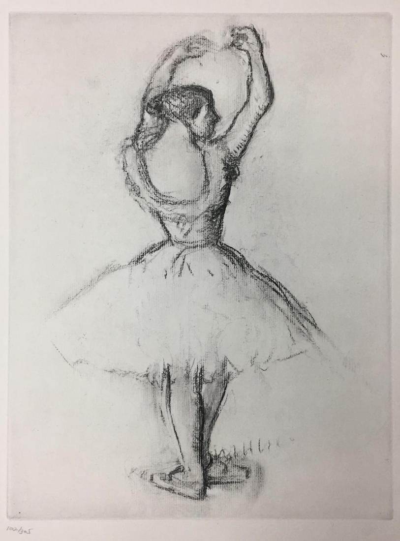 Edgar Degas  - Ballerina From the Danse Dessin. (1 of 1)