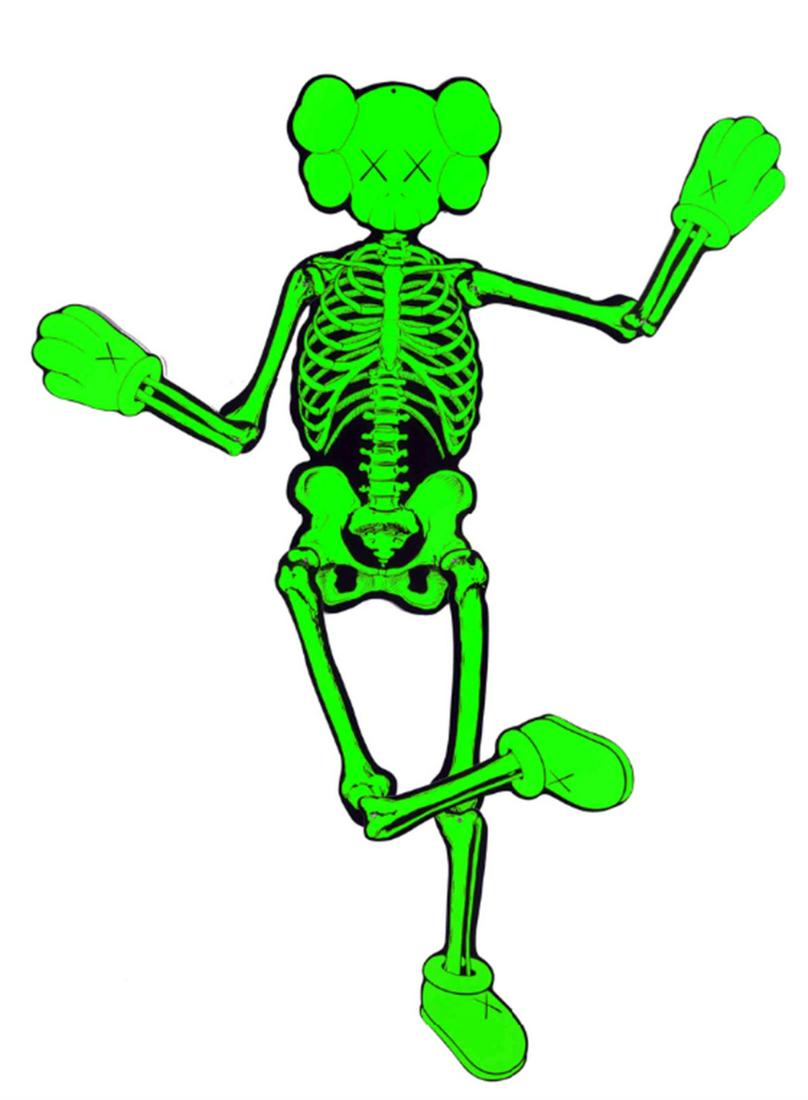 KAWS - Companion Skeleton (Large Green) (1 of 1)