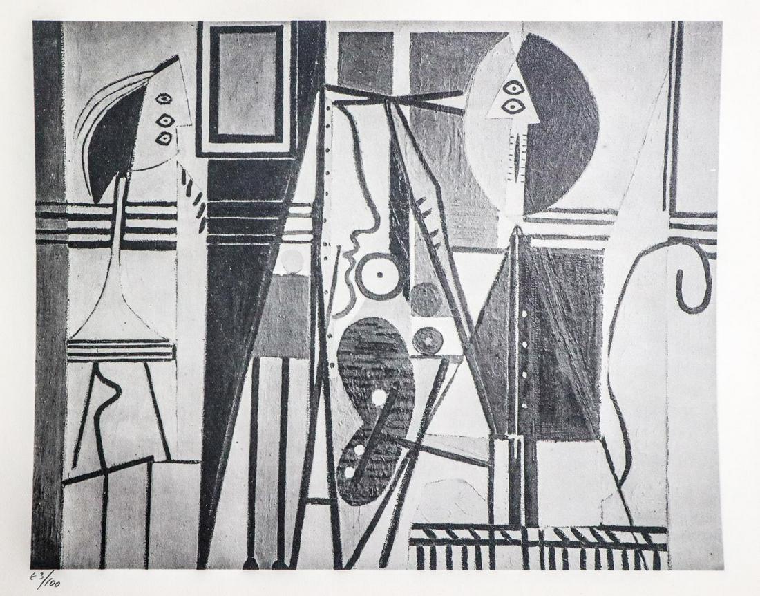 Pablo Picasso - Le verre D'absinthe: Artist: Pablo Picasso Title: Le verre D'absinthe Dimensions: 8.5in. by 11in. Edition: From the rare limited edition Suite: Pablo Picasso by Eugenio D'Ors Medium:</