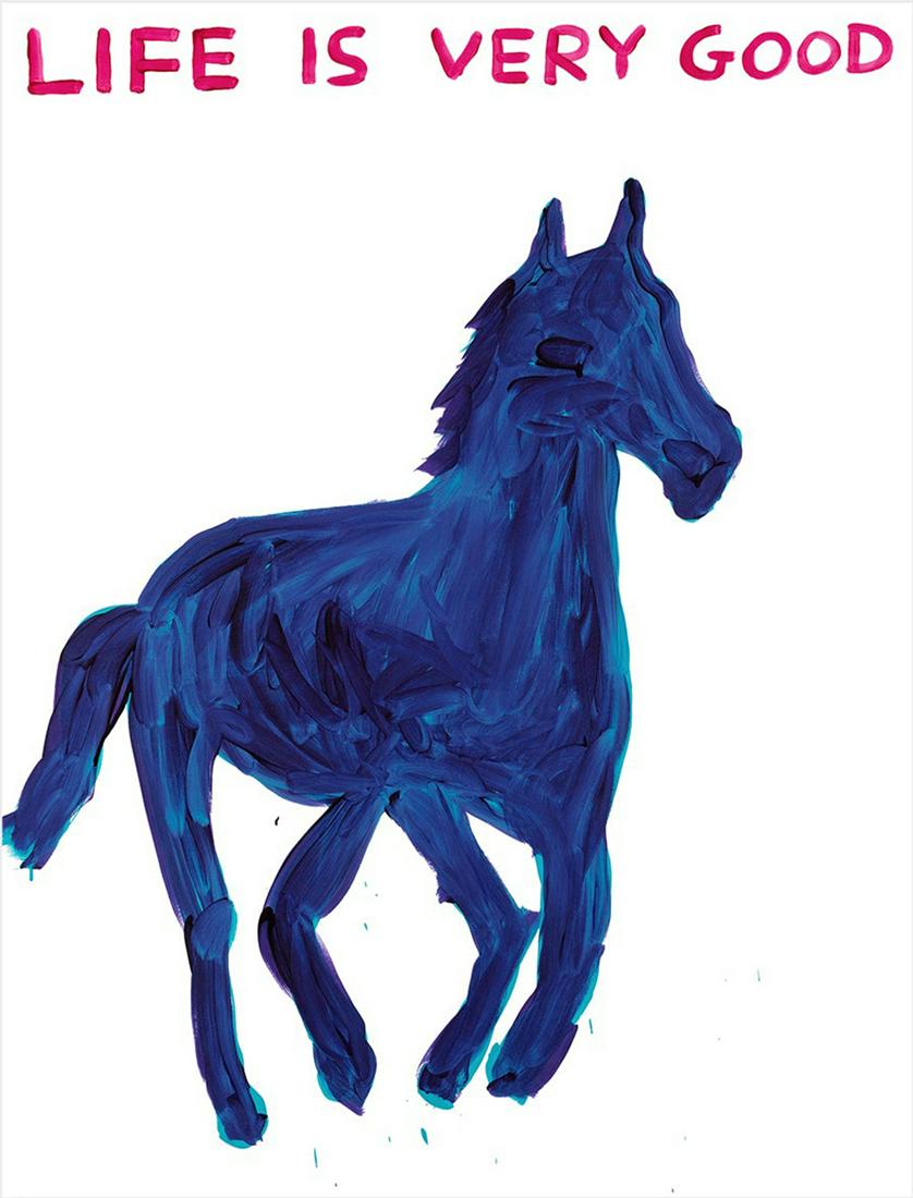 David Shrigley - Life Is Very Good: Artist: David Shrigley Title: Life Is Very Good Year: 2021 Dimensions: 23 5/8in. by 31 1/2in. Publisher: Shrig Shop Medium: Offset Lithograph in Colors on 200g