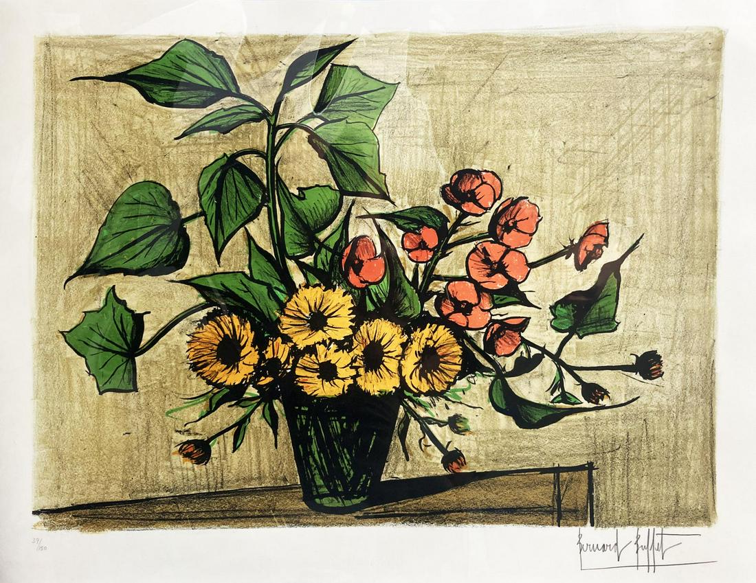 Bernard Buffet - Bouquet of marigolds (1 of 1)