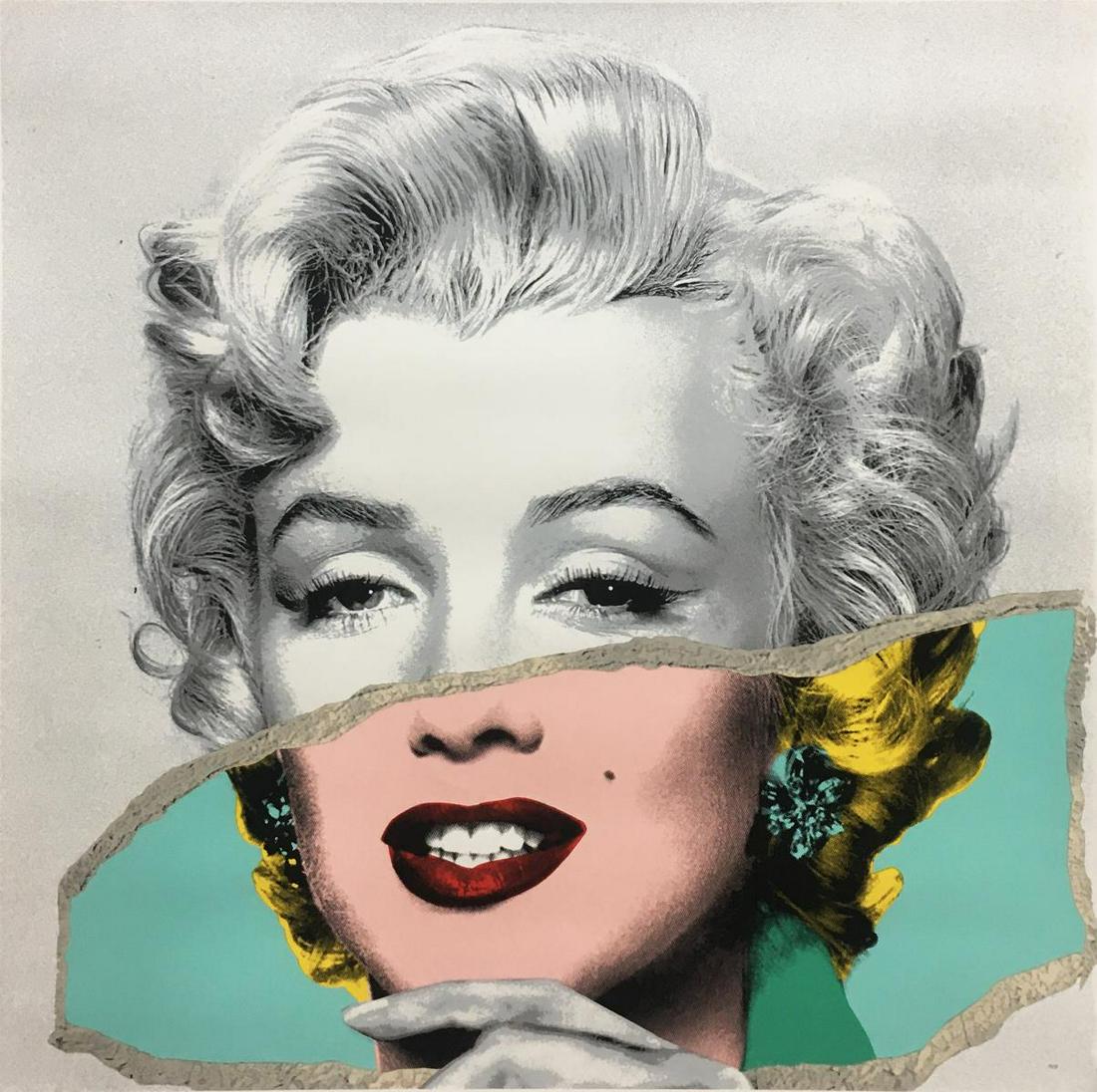Mr. Brainwash - Torn Photo from Marilyn POPfolio (1 of 1)