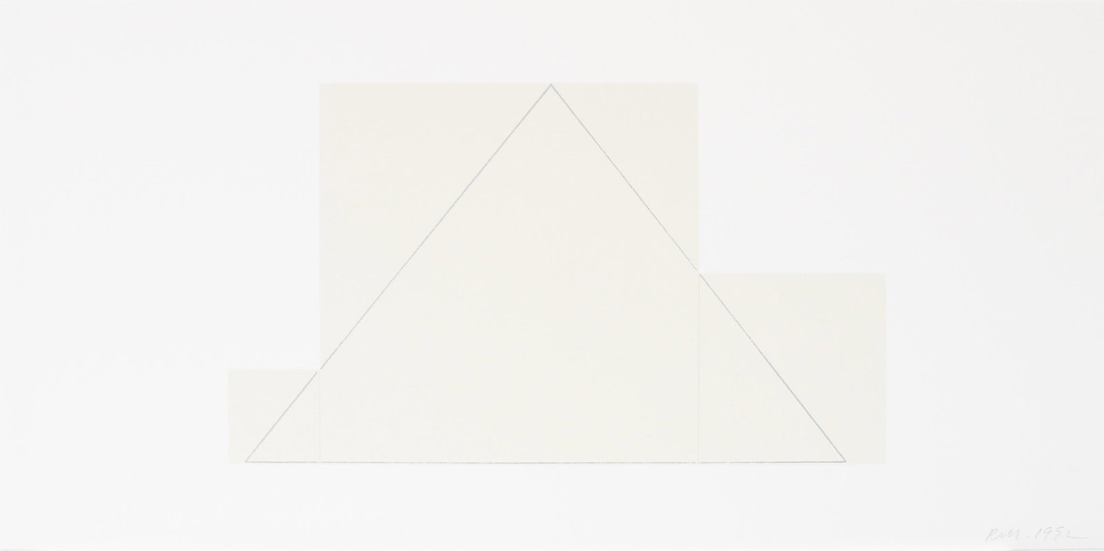 Robert Mangold - Untitled from "A Book of Silk Screen (1 of 2)