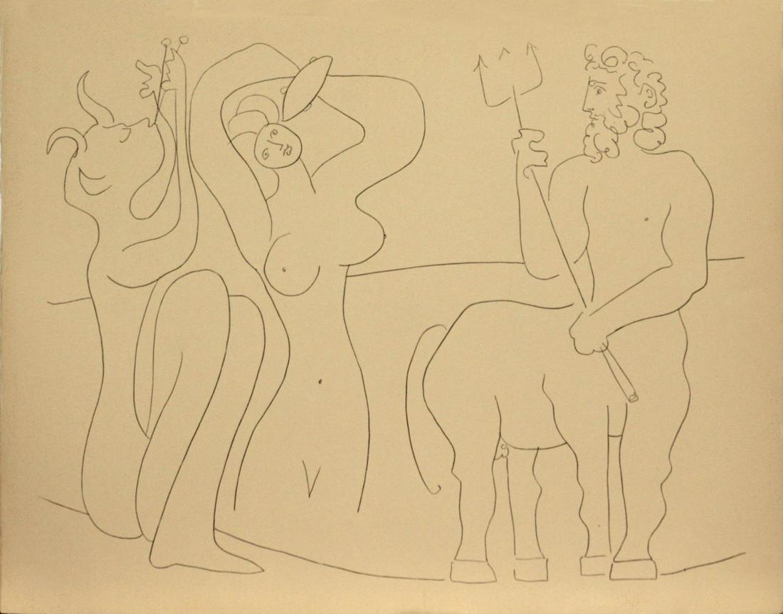 Pablo Picasso - Untitled from "Mes dessins d'Antibes" (1 of 2)
