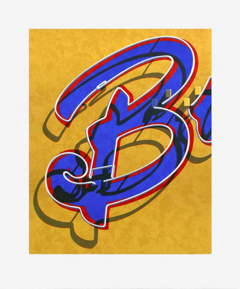 Robert Cottingham - The Letter B (1 of 1)