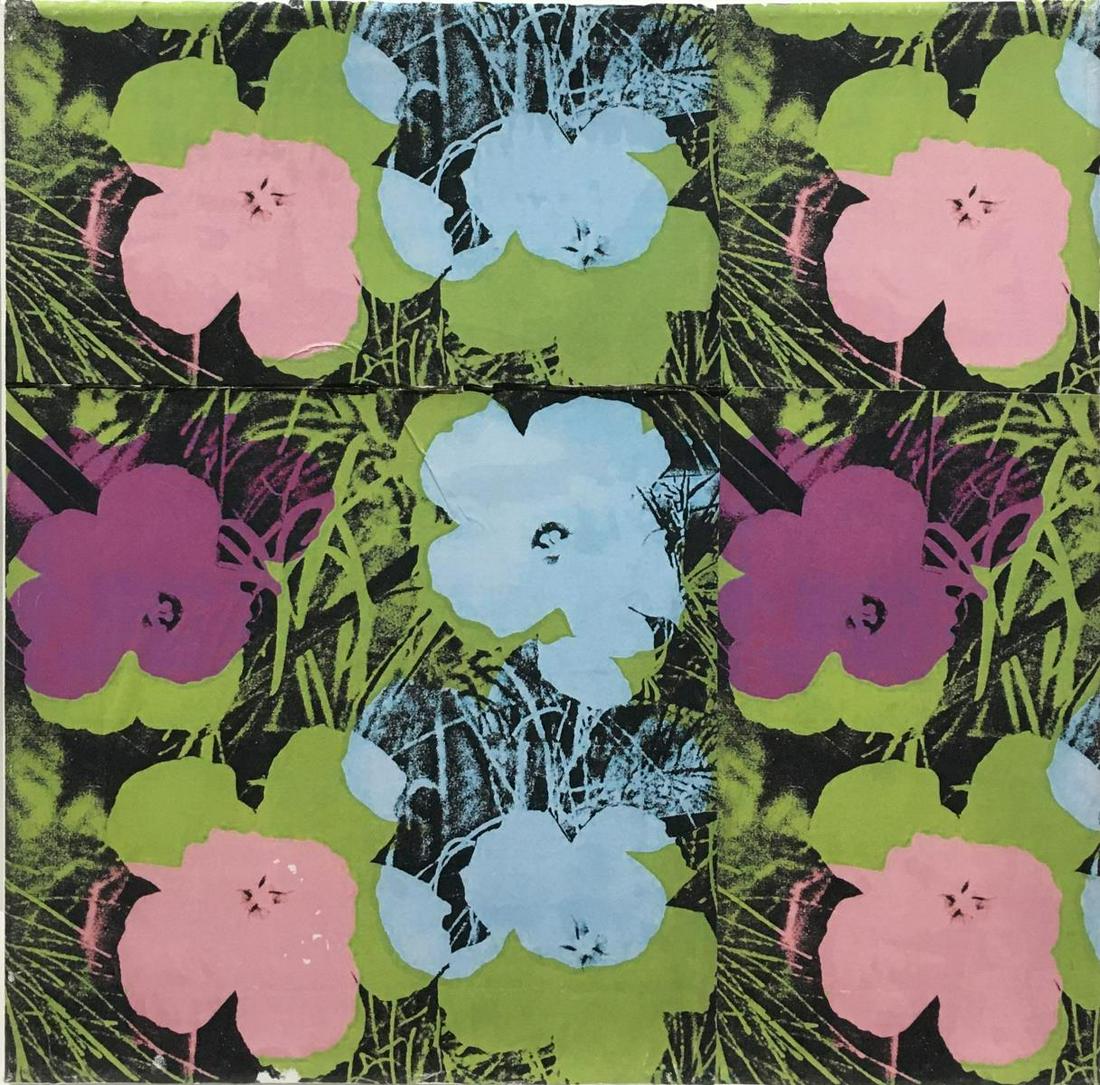 Tom Dash - Flowers II: Artist: Tom Dash Title: Flowers II Year: 2017 Dimensions: 12in. by 12in. Edition: From the rare limited edition of 10 Medium: Mixed Media on Canvas C