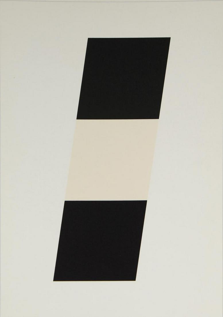 Ellsworth Kelly (After) - Black/White/Black (1 of 1)