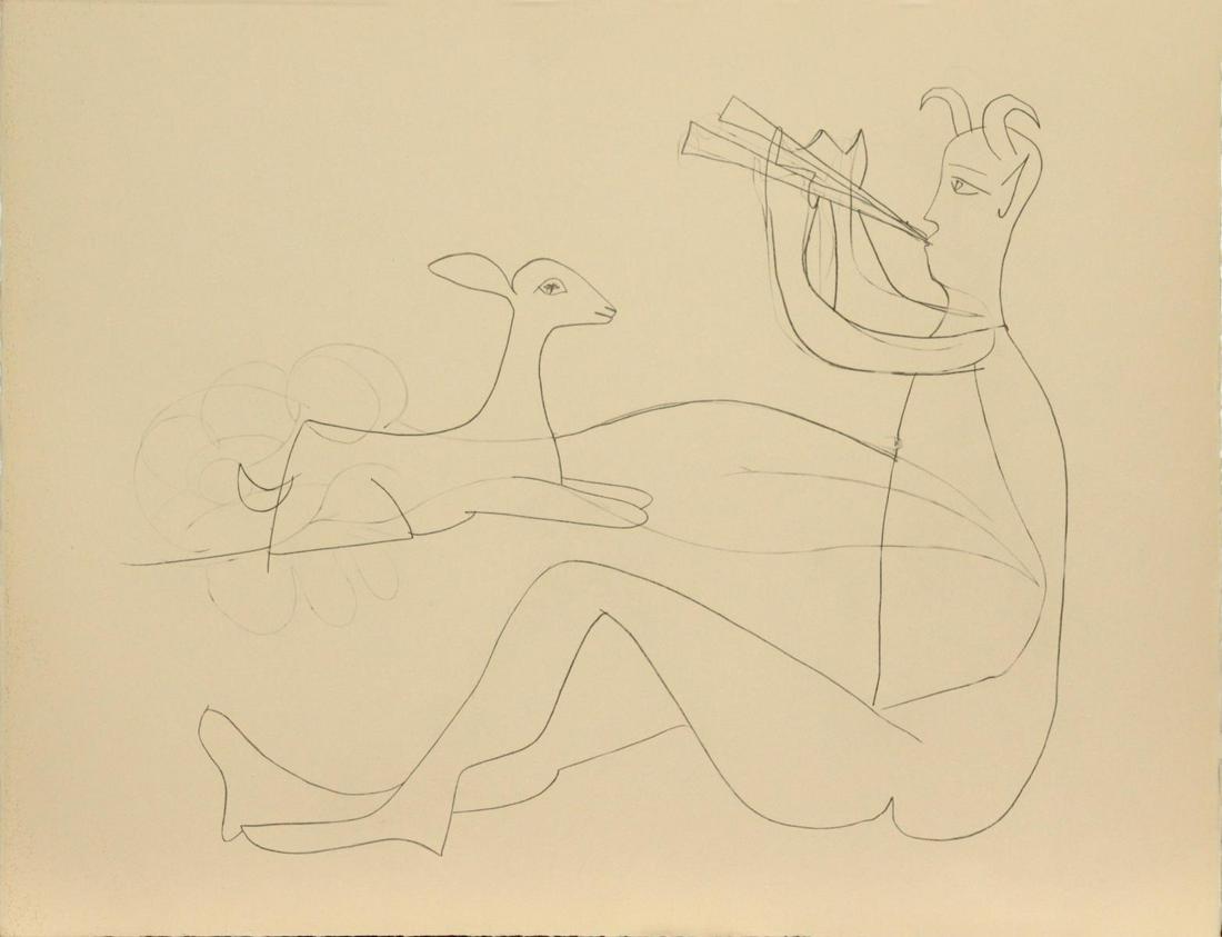 Pablo Picasso - Untitled from "Mes dessins d'Antibes" (1 of 2)