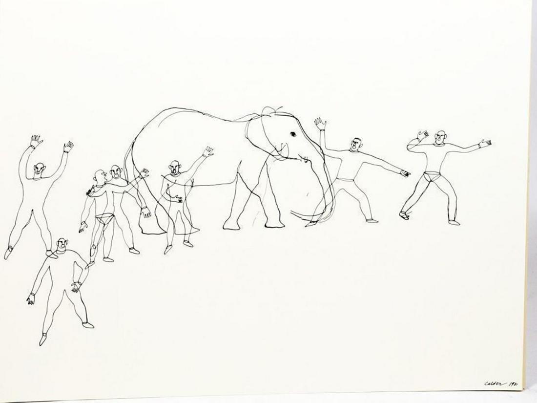 Alexander Calder (after) - Untiteld from "16 Circus Drawings" (1 of 1)