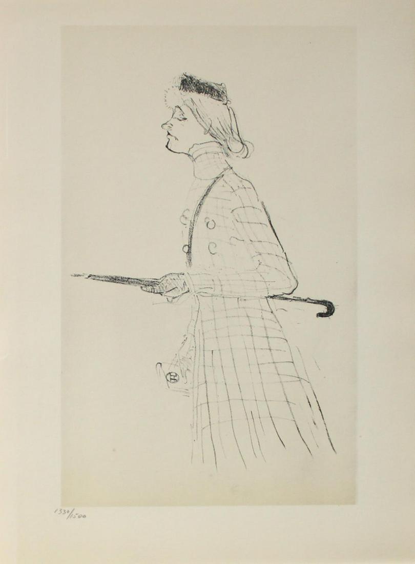 Henri Toulouse Lautrec (After) - Yvette Guilbert III (1 of 1)
