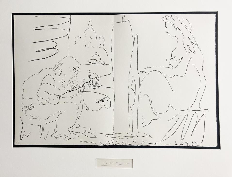 Pablo Picasso - The Painter and his Model (1 of 3)