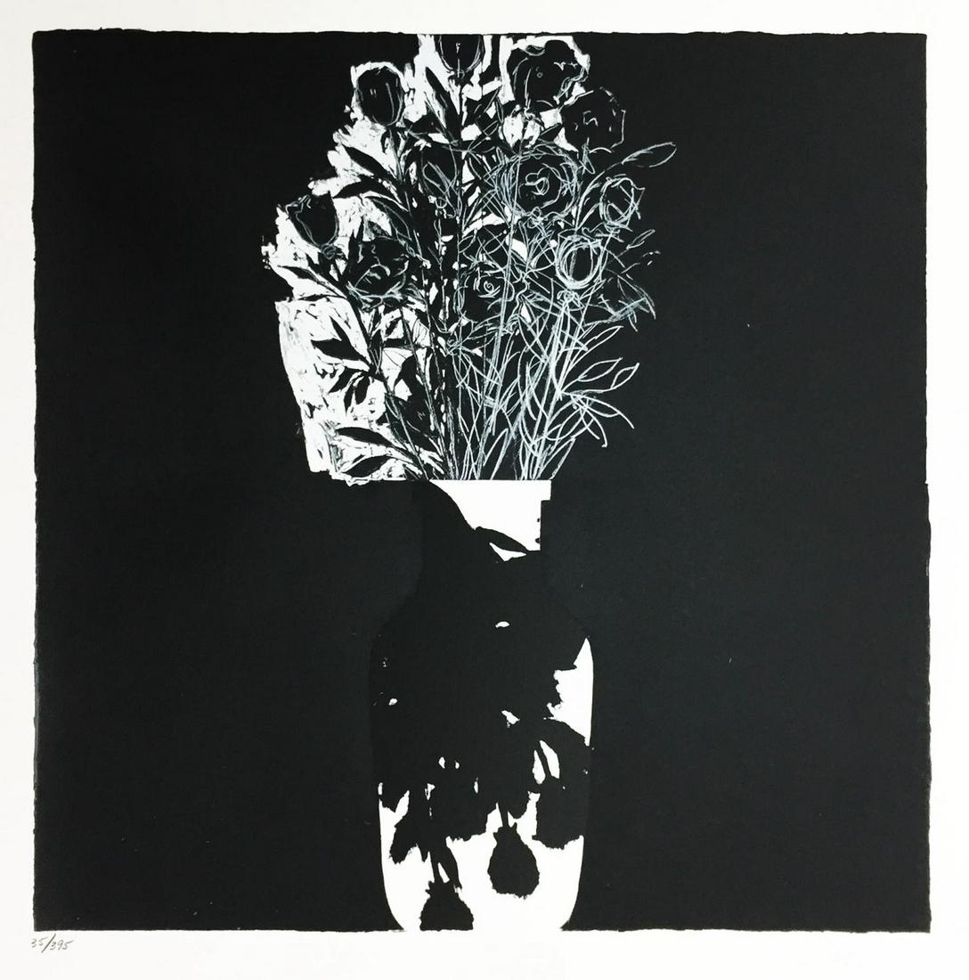 Donald Sultan - Untitled, from "Visual Poetics": Artist: Donald Sultan Title: Untitled from "Visual Poetics" Year: 1998 Dimensions: 22in. by 17in. Edition: From the limited edition of 395 Publisher: Marco Fine Arts