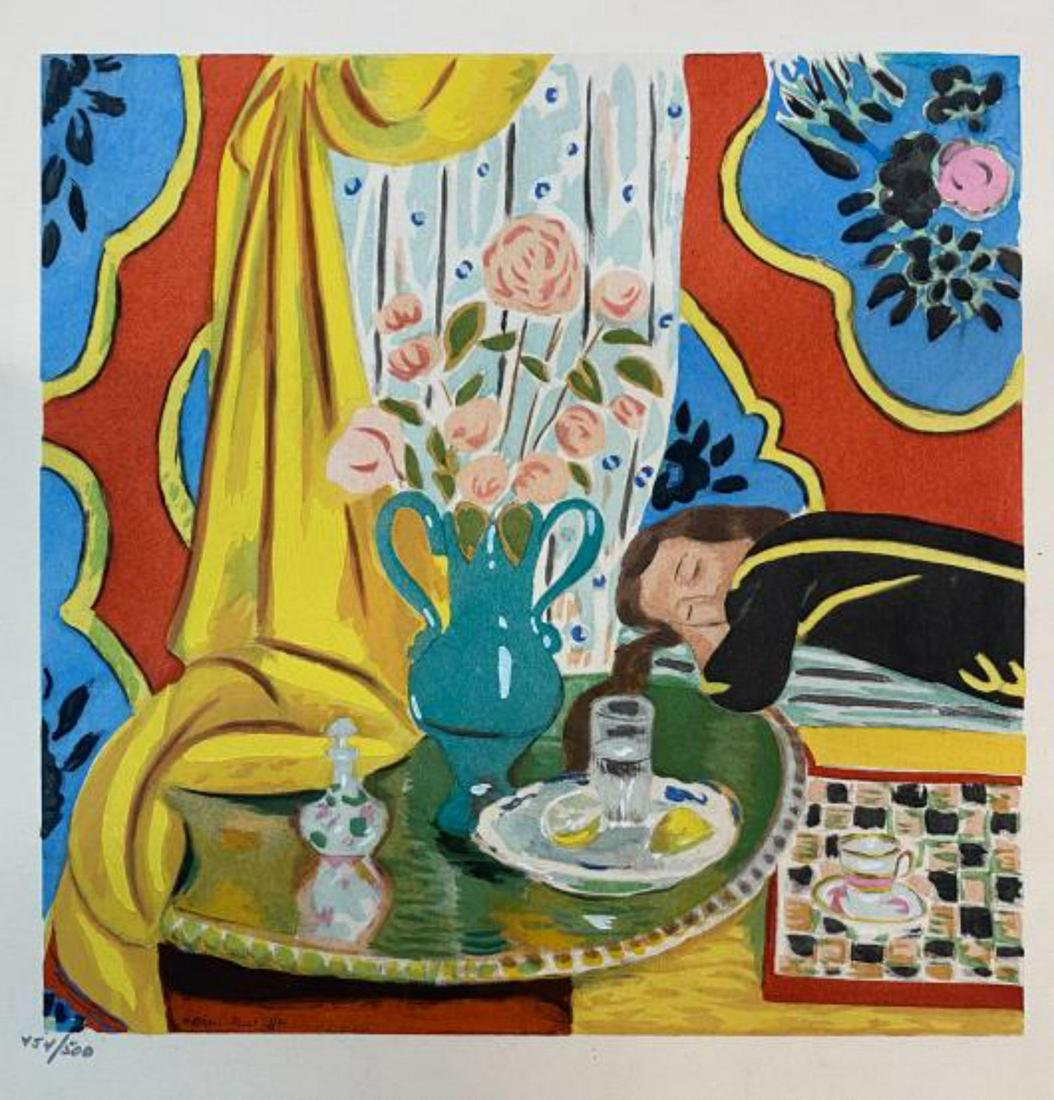 Henri Matisse - Harmonie Jaune: Artist: Henri Matisse Title: Harmonie Jaune Year: 1948 Dimensions: 11in. by 9in. Edition: From the rare and limited edition of 500 Medium: Original lithograph o