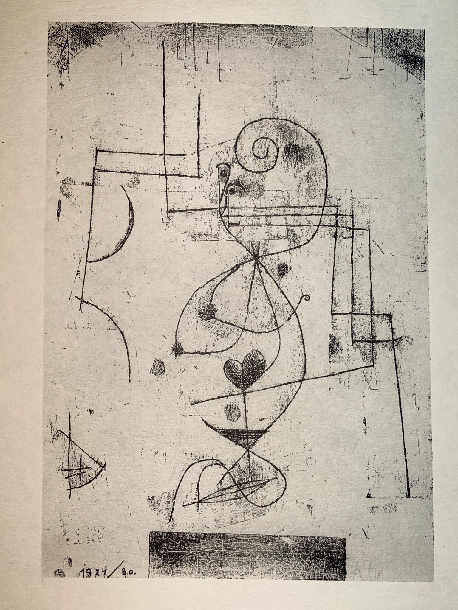 Paul Klee - Queen of Hearts: Artist: Paul Klee Title: Queen of Hearts Year: 1947 Dimensions: 9in. by 12in. Edition: from the rare limited edition of 2000 Publisher: The Museum Of Modern Ar